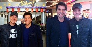   Os cantores Daniel e Michel Teló já estão em Las Vegas esperando pela cerimônia de entrega do Grammy Latino ...