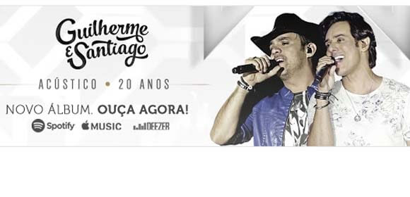 Acústico 20 Anos Guilherme e Santiago Sertanejo Oficial