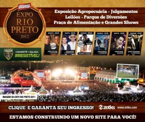 A 51ª Expo Rio Preto, que acontecerá entre os dias 4 e 14 de outubro, movimentará cerca de R$ 2 ...