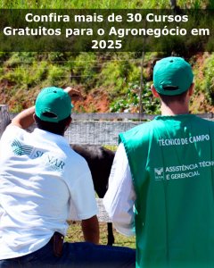 Com mais de 30 opções de cursos gratuitos em áreas cruciais do agronegócio, o Senar Goiás está proporcionando uma excelente oportunidade para quem busca se qualificar e avançar na carreira ou na produção rural.